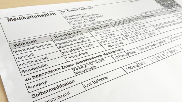 Zum Start: Medikationsplan – Was Apotheker Wissen Müssen